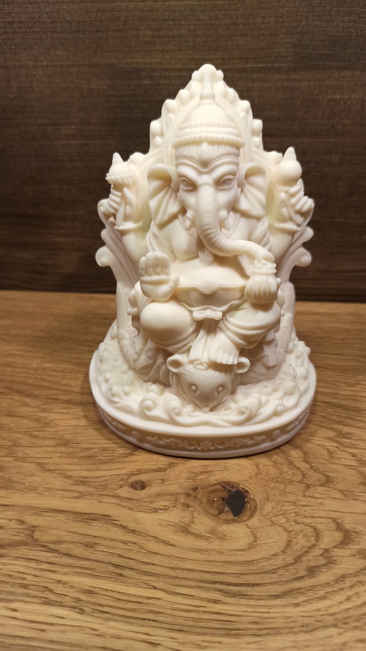 Statue de Ganesh en ivoire végétal