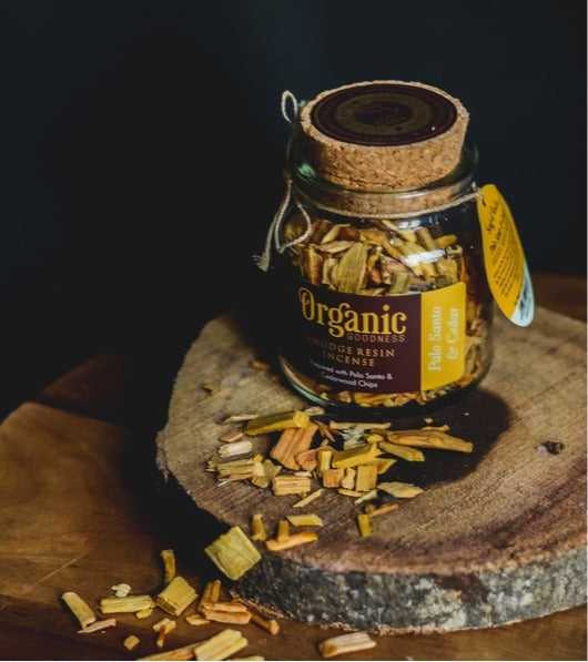 Encens Résine Purification Organic Palo Santo et Cèdre