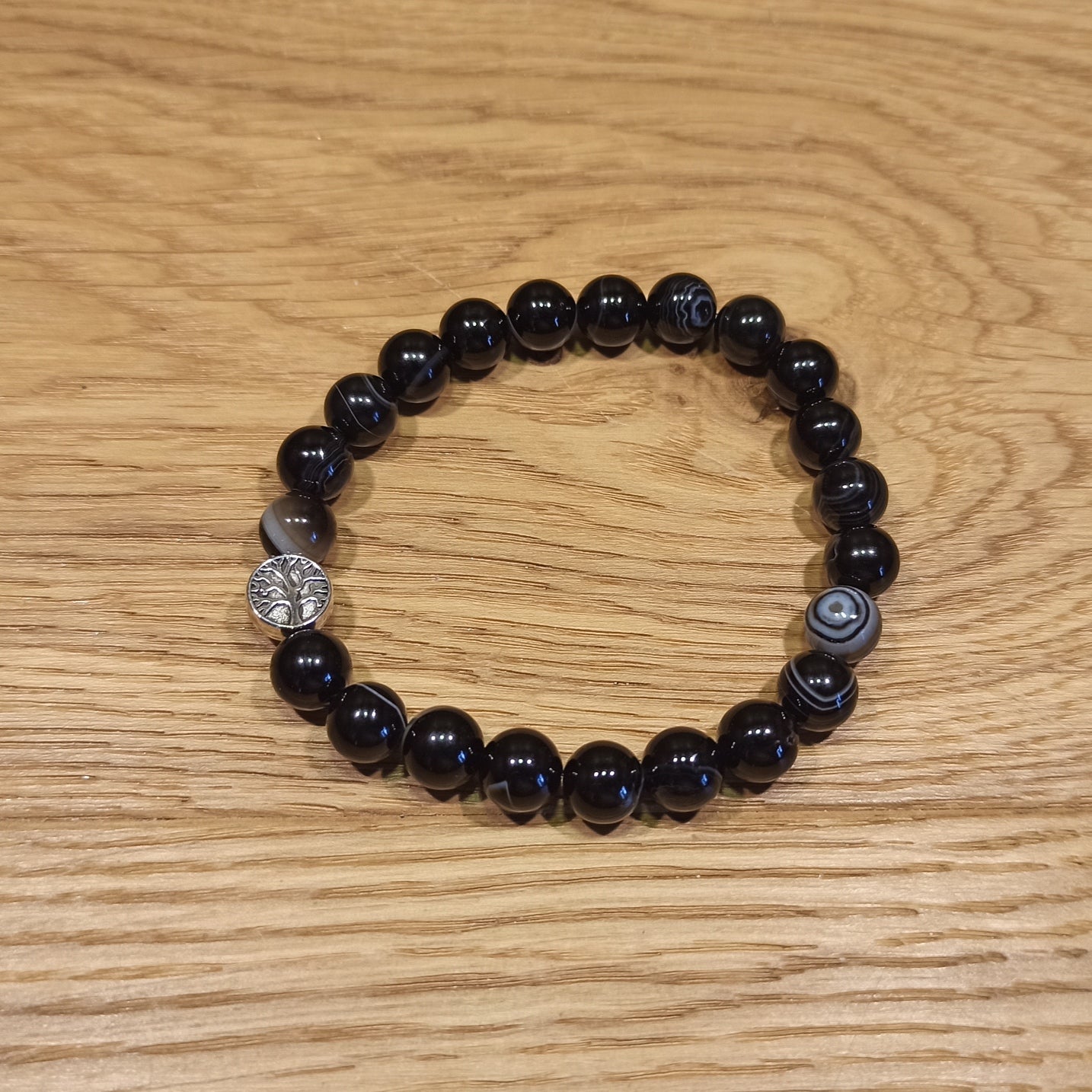 Bracelet Agate Noire