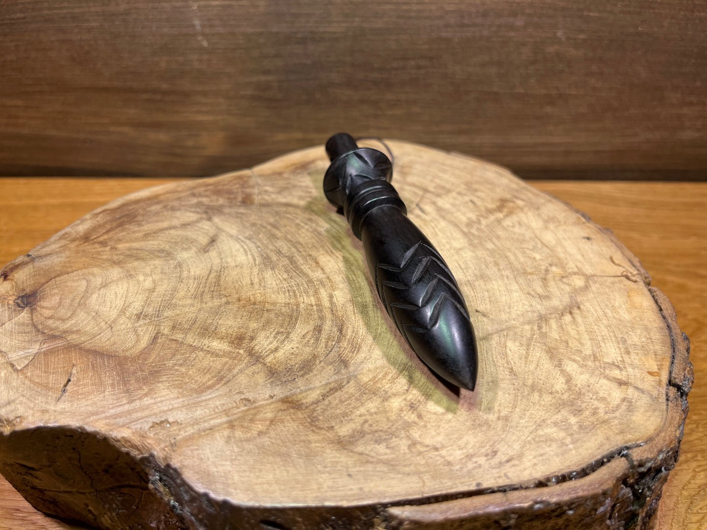 Pendule de Thot plombé en bois d’ébène