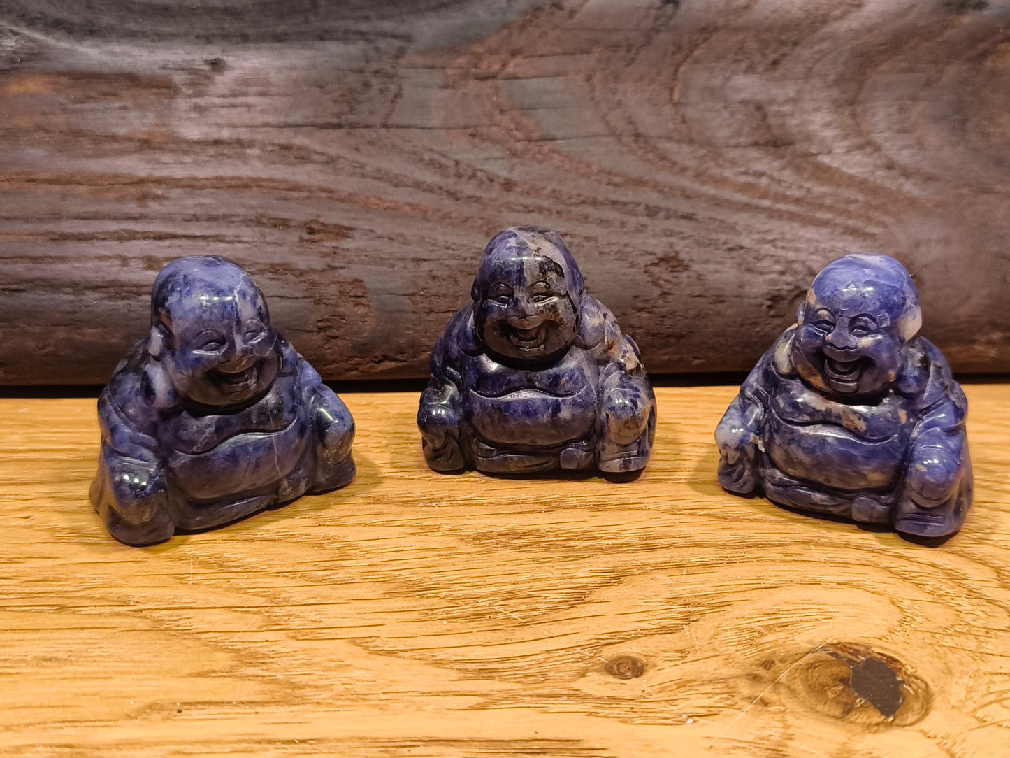 Sodalite Bouddha en pierre Naturelle