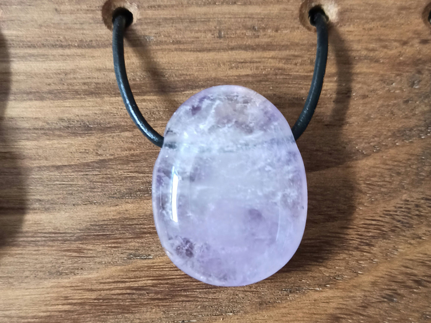Pendentif pierre percée Améthyste