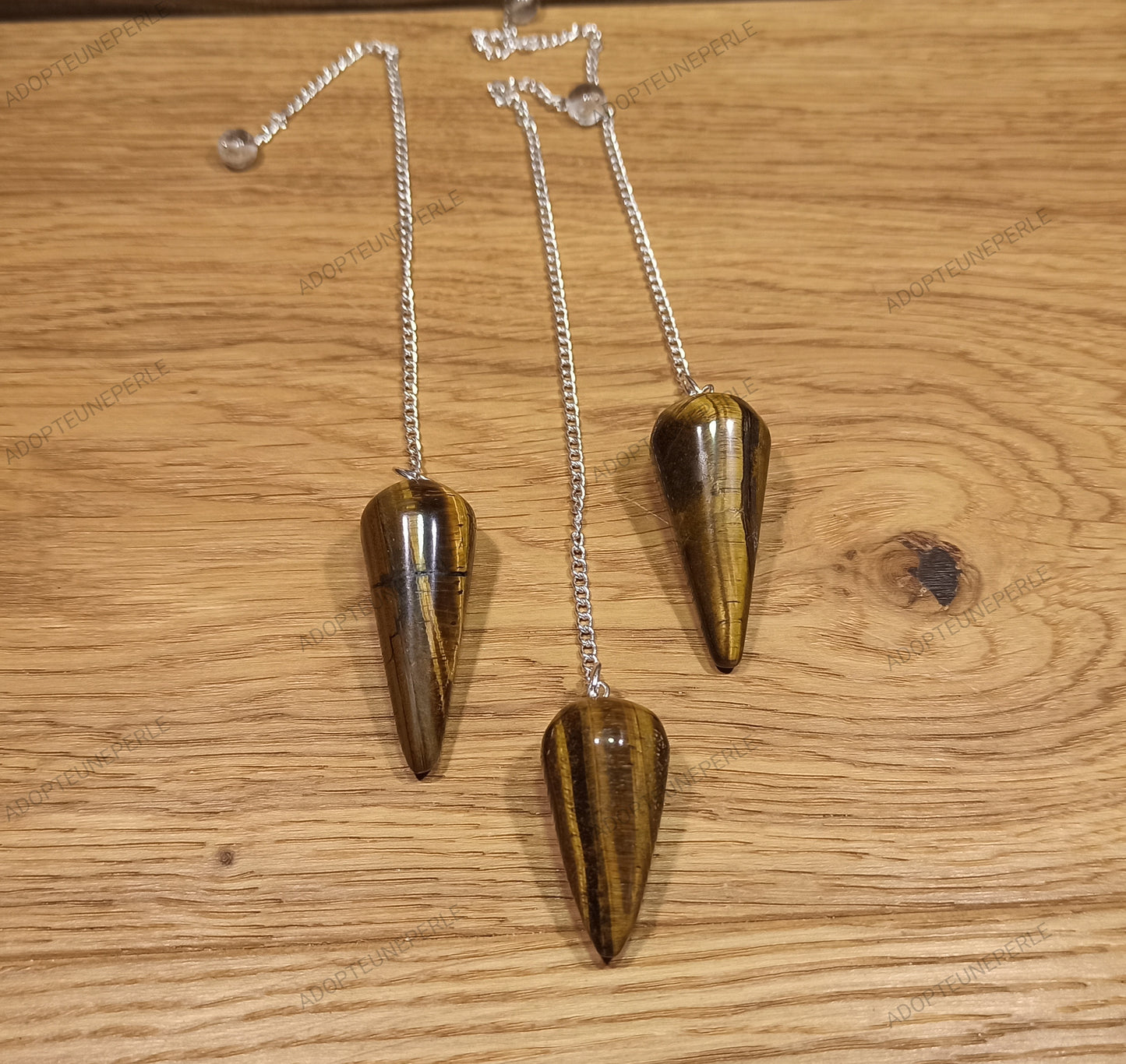 Pendule Conique Œil de tigre