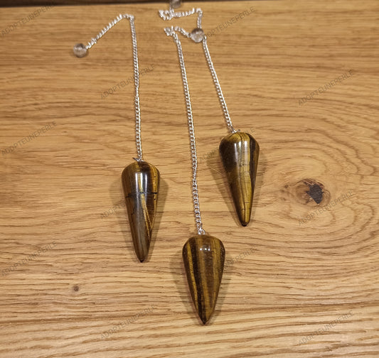 Pendule Conique Œil de tigre