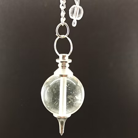 Pendule Cristal de roche Sphère