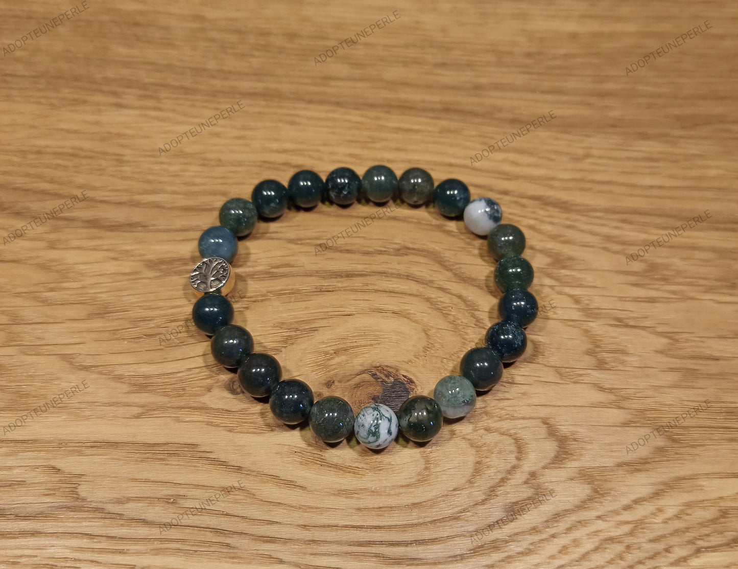 Bracelet Agate Mousse