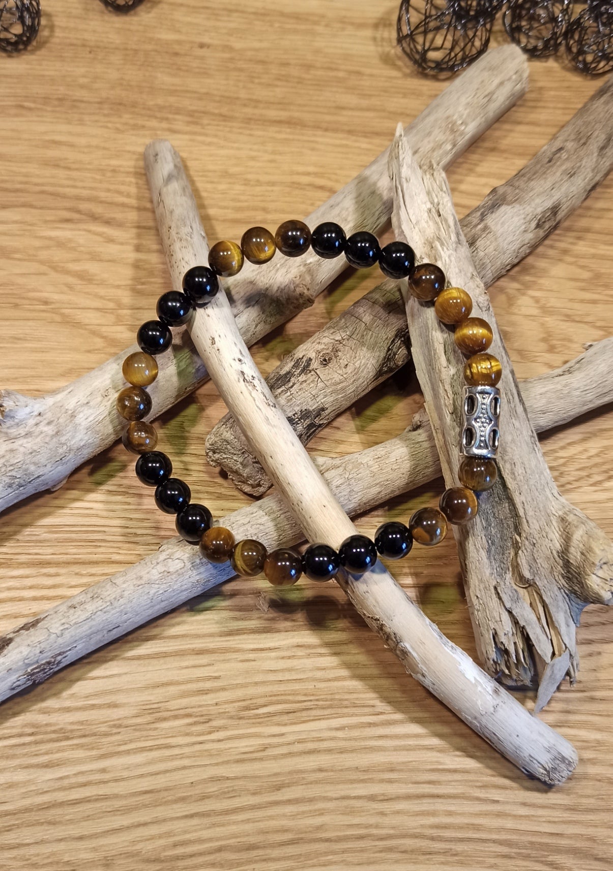 Bracelet "Onyx Oeil de tigre"