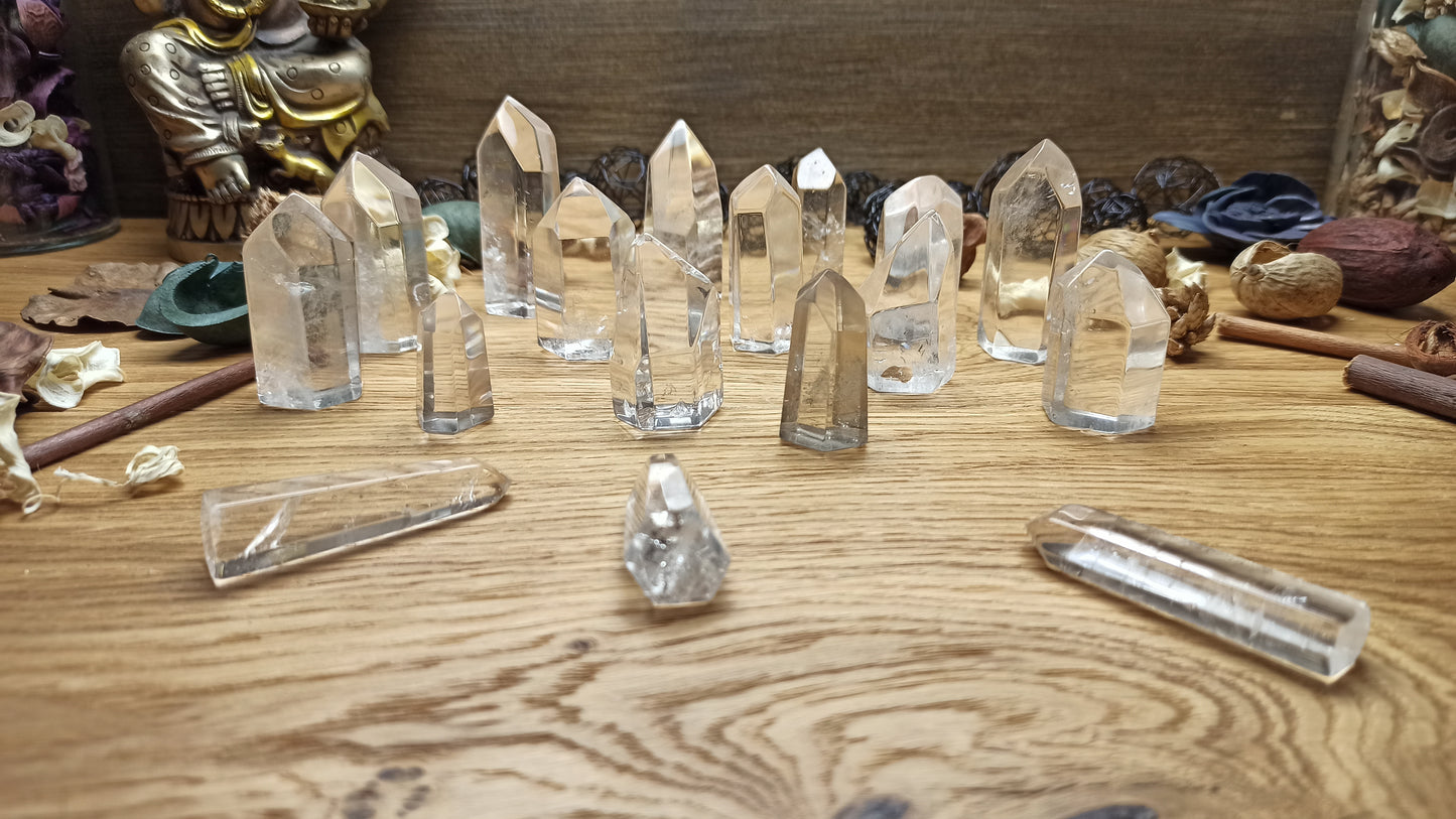 Cristal de roche pointe Reiki