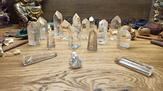 Cristal de roche pointe Reiki