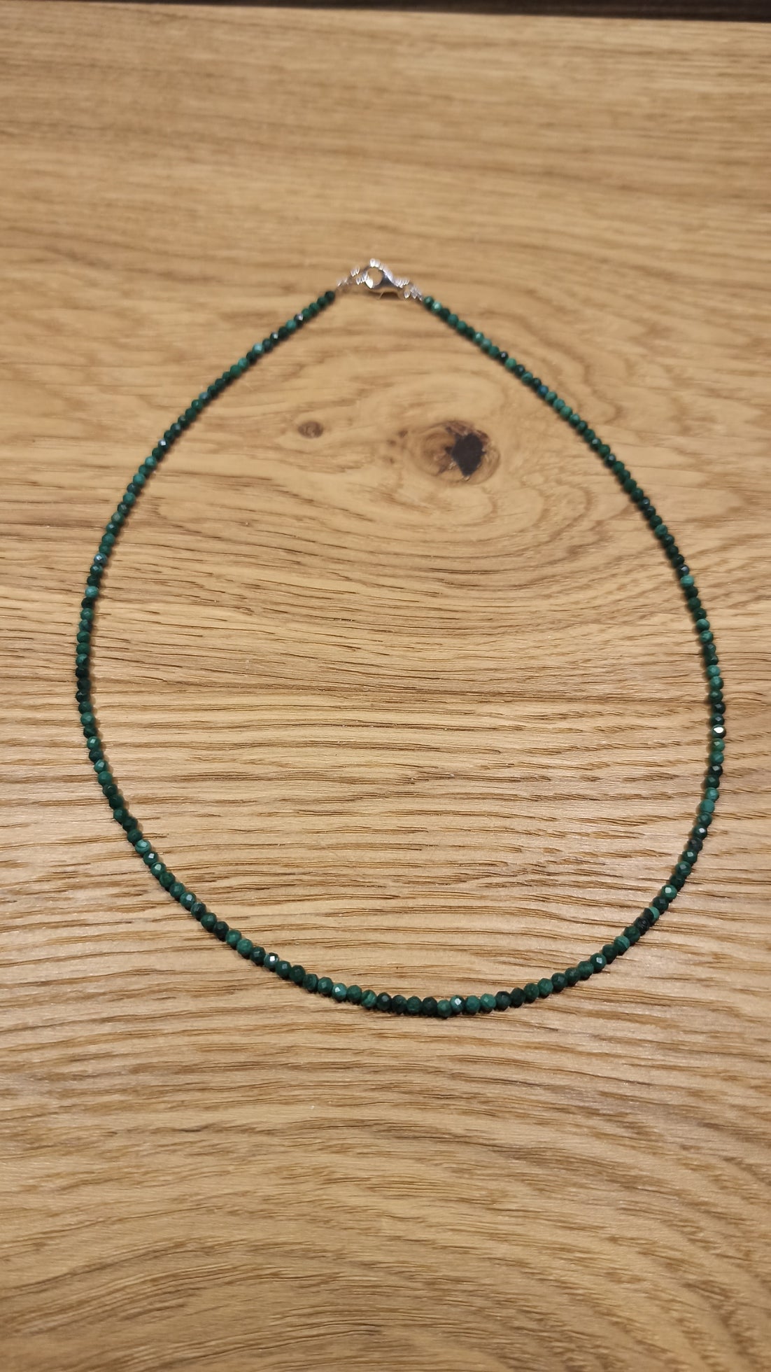 Malachite naturelle - ras de cou