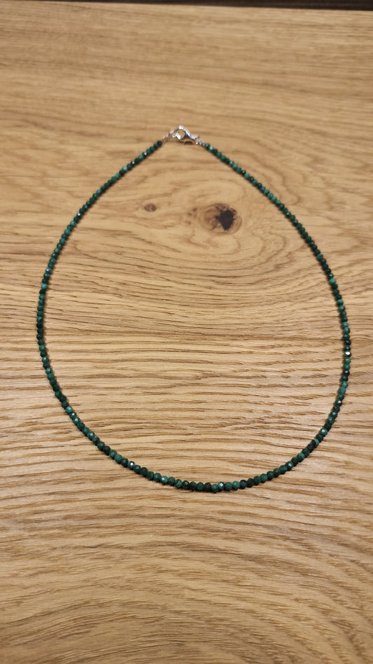 Malachite naturelle - ras de cou
