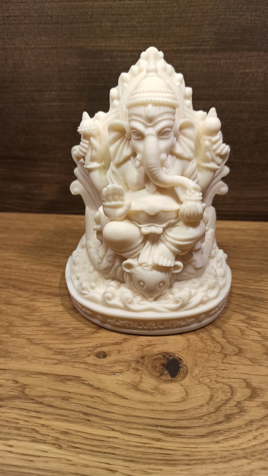 Statue de Ganesh en ivoire végétal