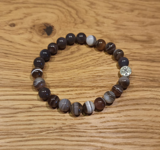 Bracelet Agate Botswana