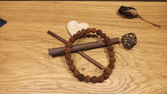 Bracelet Graines de Rudraksha