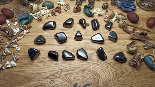 Pierre roulée Shungite entre 10 et 20 grs