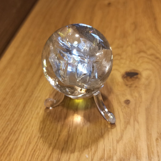Sphère en cristal de roche