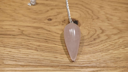 Pendule Conique Quartz Rose