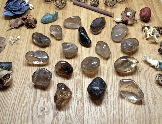 Pierre roulée Quartz fumé