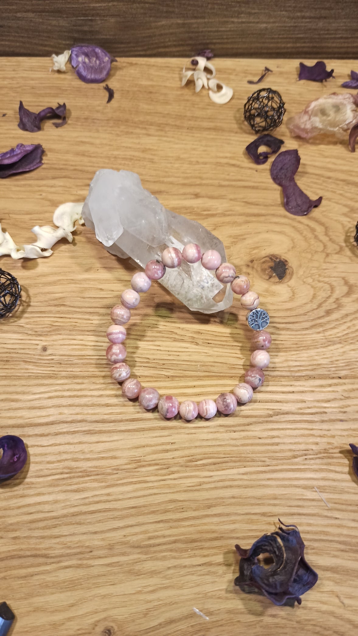 Bracelet en Rhodochrosite