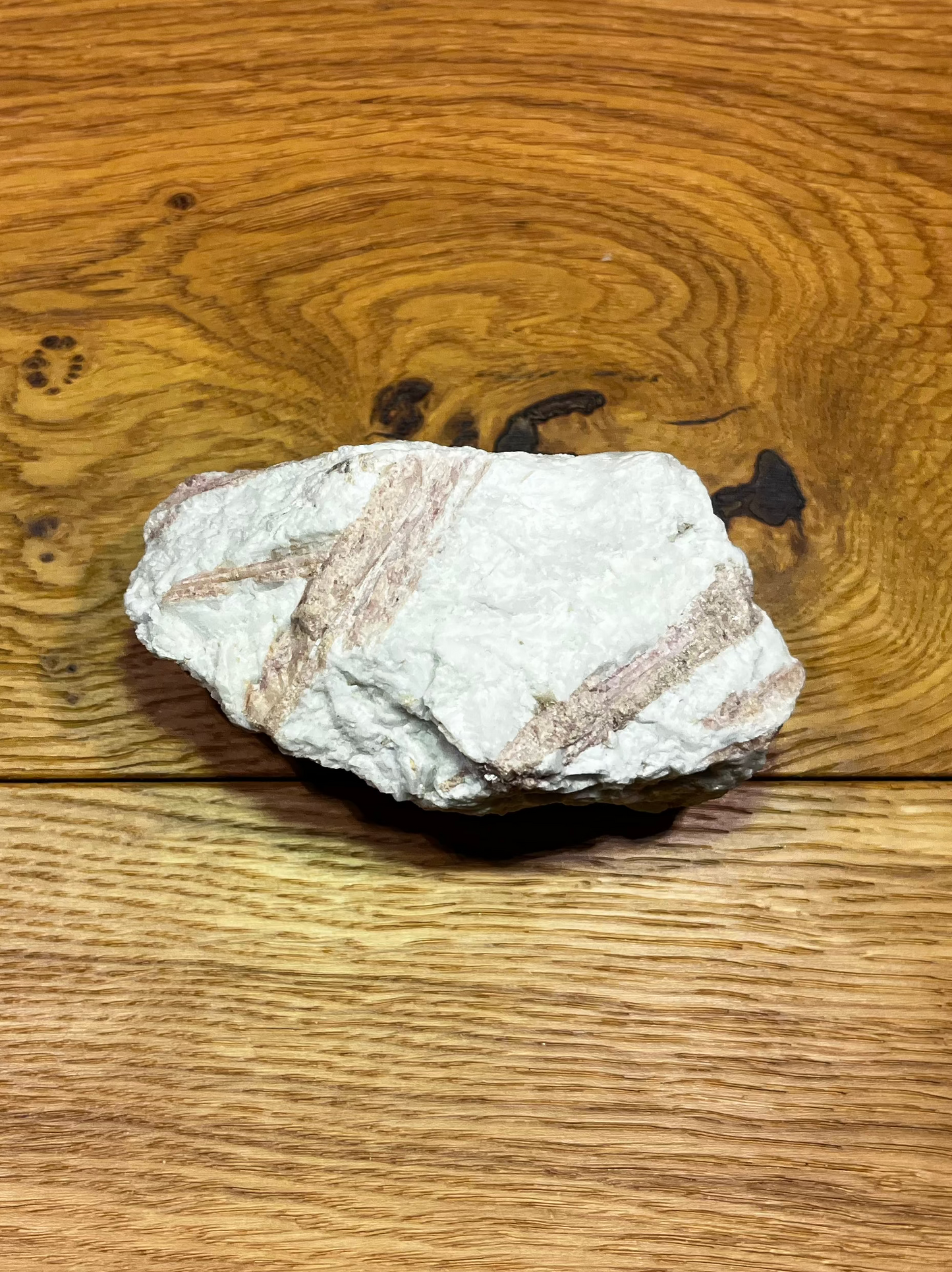 Quartz Tourmaline rose - Pierre brute