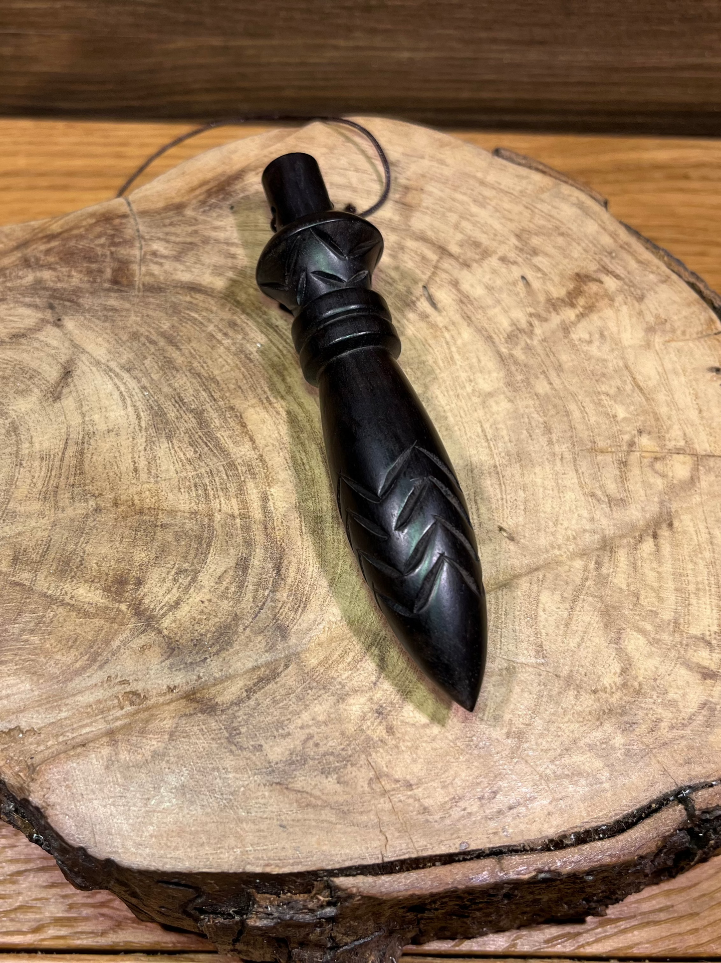 Pendule de Thot plombé en bois d’ébène