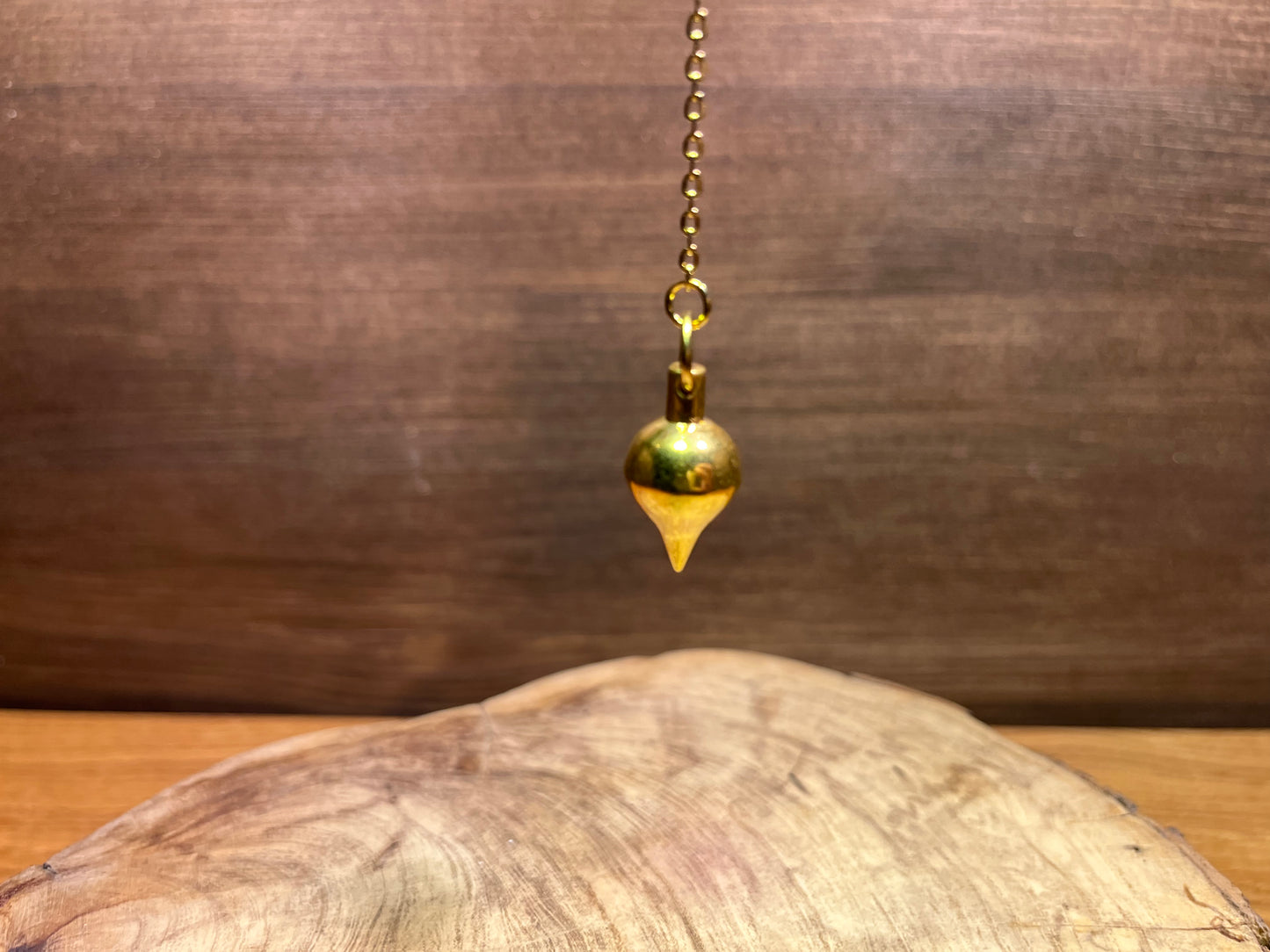 Pendule goutte d'eau mini doré